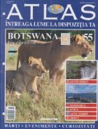 Atlas Intreaga lume dispozitia Botswana