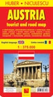 Austria - harta turistica si rutiera