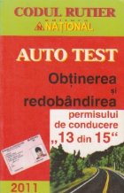 Auto test Obtinerea redobandirea permisului