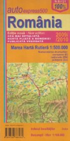 AutoExpress500 Romania - Mare harta rutiera 1:500:000