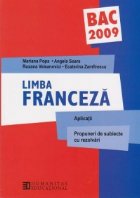 Bacalaureat 2009 Limba franceza Aplicatii