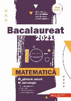 Bacalaureat 2021. Matematică M_ştiinţele-naturii, M_tehnologic