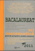 Bacalaureat 2011 Matematica M2 Bacalaureat 2011 Matematica M2