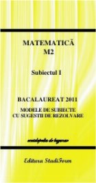 Bacalaureat 2011 - Matematica M2 - subiectul 1