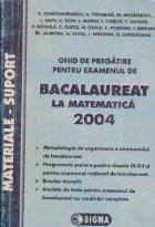 Bacalaureat matematica 2004 Ghid pregatire