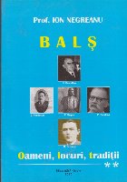 Bals Oameni Locuri Traditii Volumul