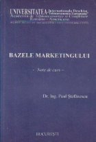 Bazele marketingului Note curs