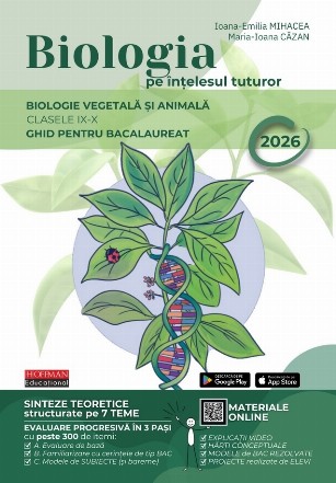 Biologia pe înţelesul tuturor : biologie vegetală şi animală,clasele IX-X,ghid de pregătire a examenului de bacalaureat