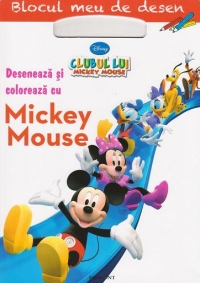 Blocul meu de desen - Deseneaza si coloreaza cu Mickey Mouse