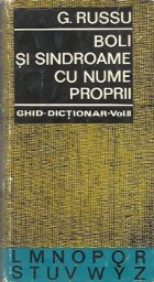 Boli si sindroame cu nume proprii (Ghid-dictionar), Volumul al II-lea (L-Z)