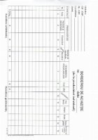 Borderou de achizitie A4