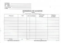 Borderou de achizitie A5
