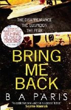 coperta Bring Me Back