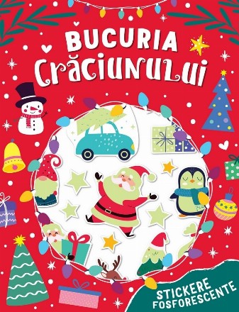 Bucuria Crăciunului : stickere fosforescente