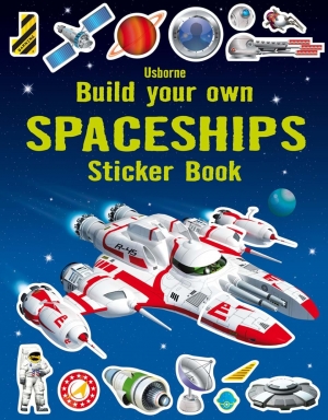 Build your own spaceships sticker book