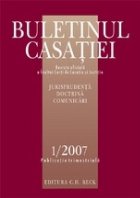 Buletinul Casatiei 1/2007