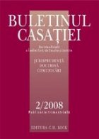 Buletinul Casatiei, Nr. 2/2008