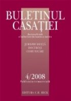 Buletinul Casatiei, Nr. 4/2008