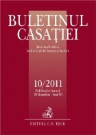 Buletinul Casatiei, Nr. 11/2011
