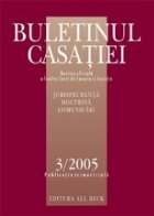 Buletinul Casatiei, Nr. 3/2005