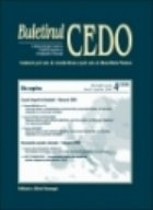 coperta Buletinul CEDO nr. 4/2008