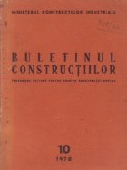 Buletinul constructiilor 10/1970 Indrumare unitara