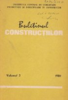 Buletinul constructiilor Volumul 3/1981