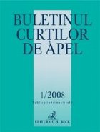 Buletinul Curtilor Apel 1/2008