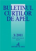 coperta Buletinul Curtilor de Apel, Nr. 3/2011