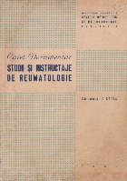 Caiet Documentar Studii instructaje reumatologie