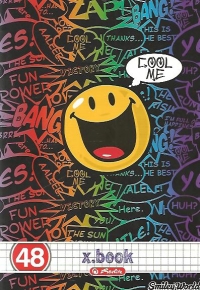 Caiet A5 48 file Smiley Patratele