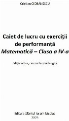 Caiet lucru exerciţii performanţă matematică