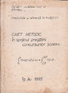 Caiet Metodic Sprijinul Pregatirii Concursurilor