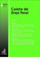 coperta Caiete de Drept Penal, Nr. 4/2010