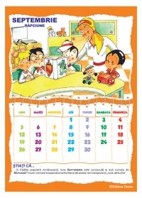 Calendar pentru cei mici (anul scolar 2011-2012)