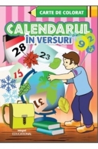Calendarul in versuri - Carte de colorat