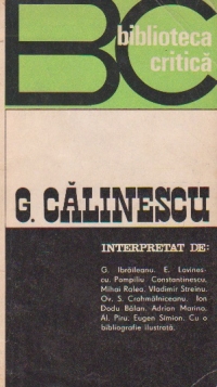 G.Calinescu interpretat de...