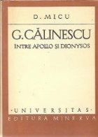 Calinescu Intre Apollo Dionysos