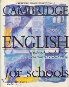 Cambridge English for schools Student