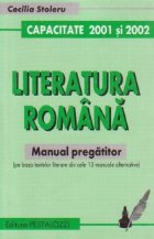Capacitate 2001 Literatura romana (Manual