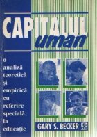 Capitalul uman analiza teoretica empirica