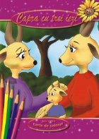 Capra cu trei iezi - poveste si carte de colorat