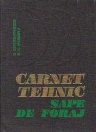 Carnet tehnic sape foraj