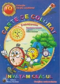 Carte de colorat si activitati practice - Invatam ceasul