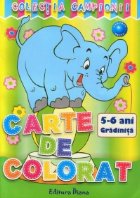 Carte colorat ani Gradinita