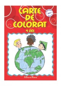 Carte de colorat 4 ani