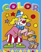 Carte de colorat - clovn