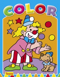 Carte de colorat - clovn