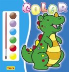 Carte de colorat 1 - contine acuarele si pensula