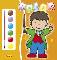 Carte de colorat 2 - contine acuarele si pensula